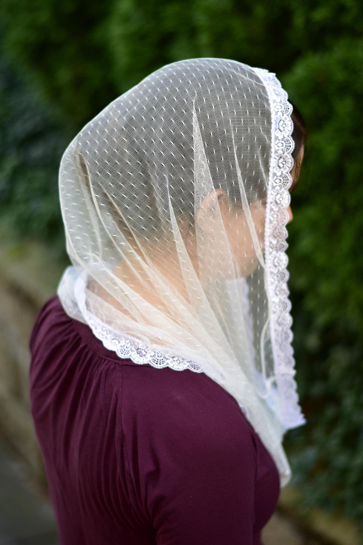 Lightweight Tulle Infinity Veil
