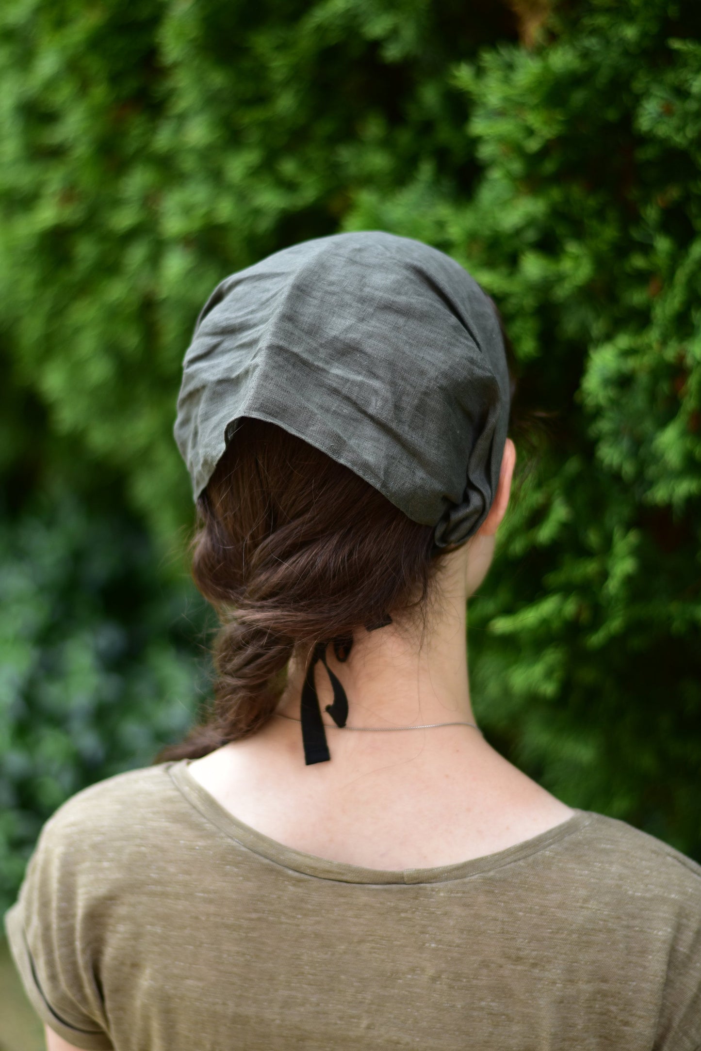 Linen Headband: 8 inch Headcovering