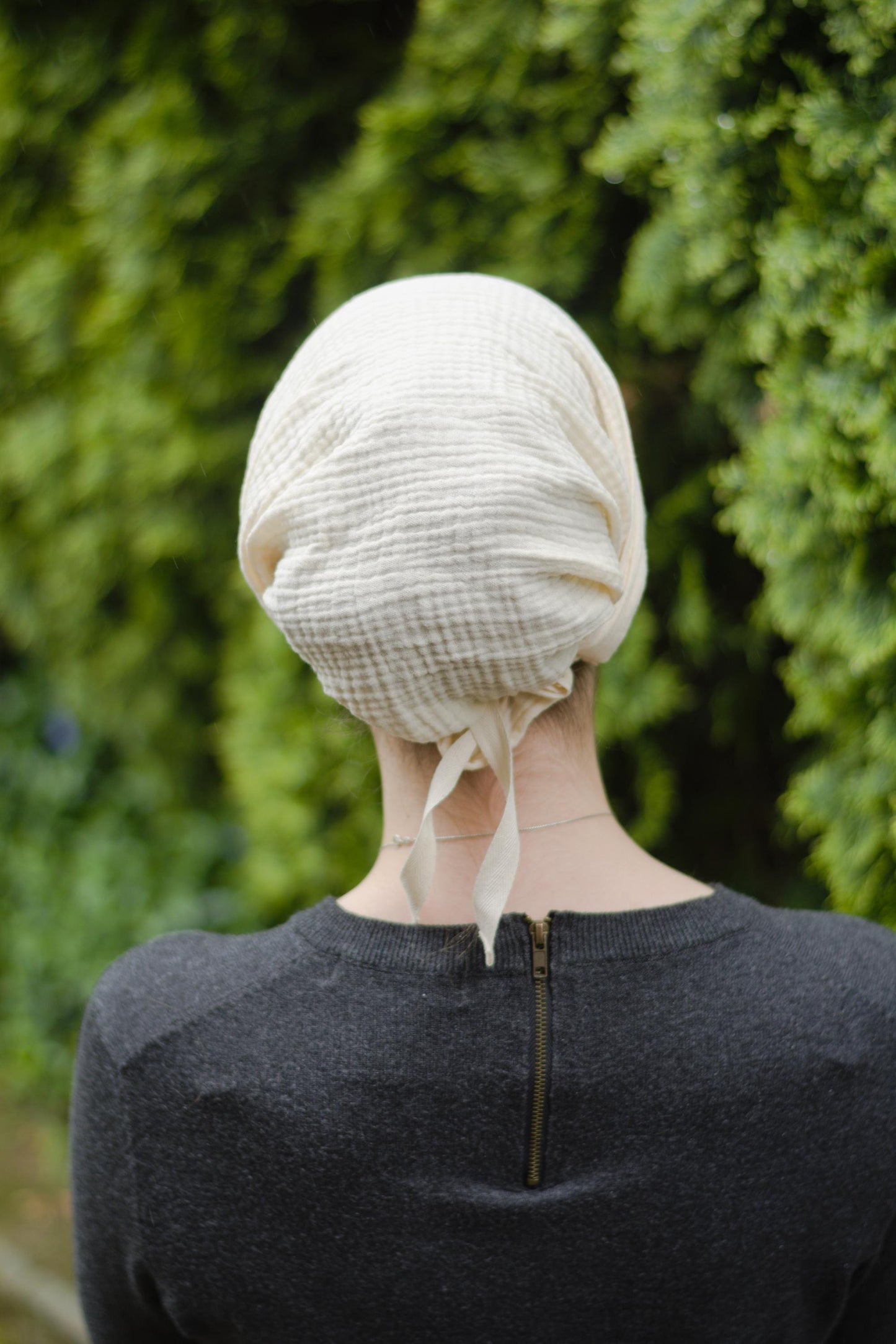Cotton Muslin - Full Coverage Headcovering Headwrap