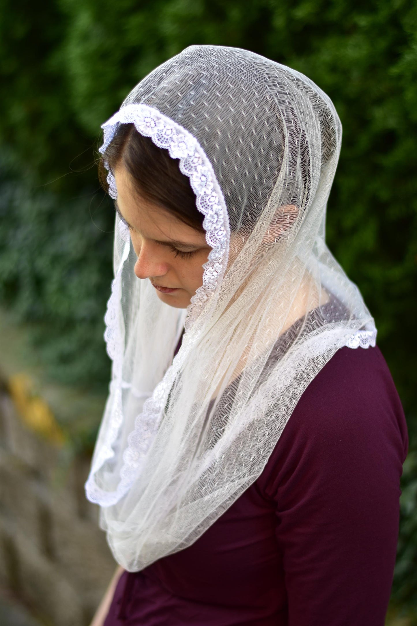Lightweight Tulle Infinity Veil
