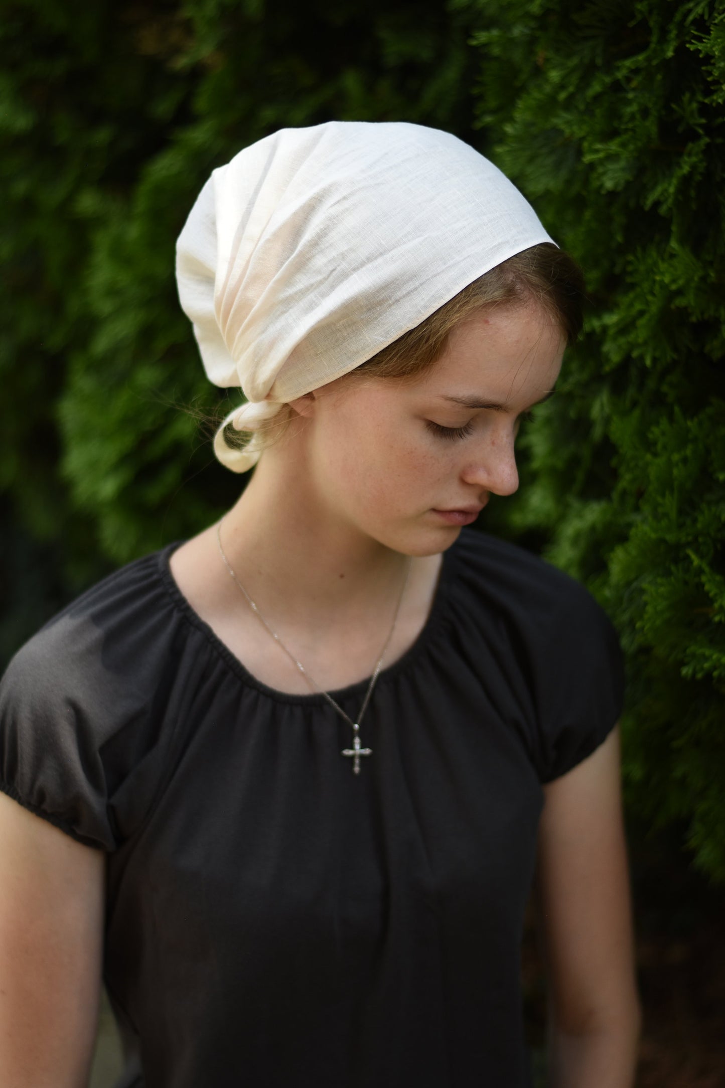 PDF Sewing Pattern and Tutorial - Full Coverage Headcovering Snood