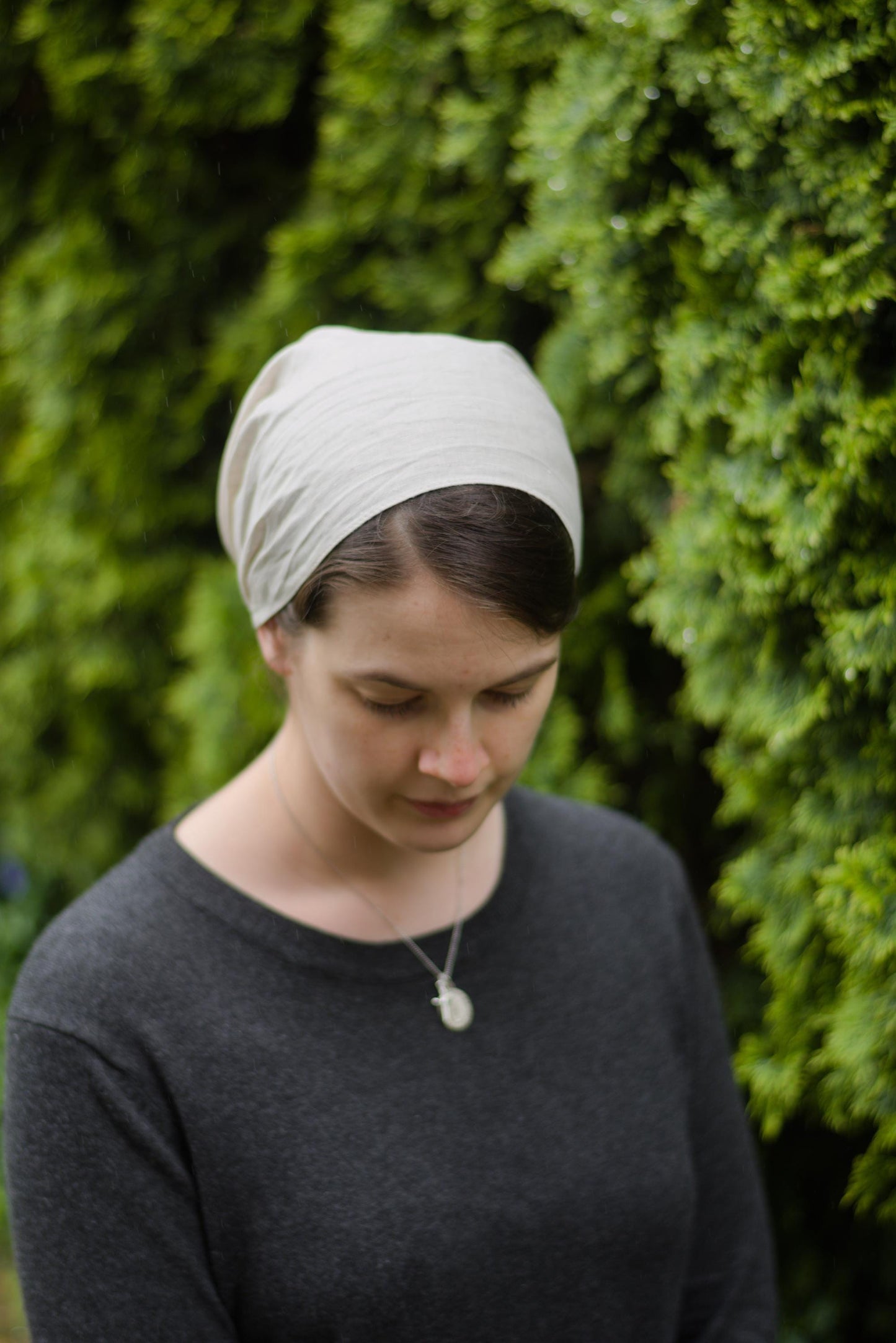 Linen Full Coverage Headwrap Headcovering