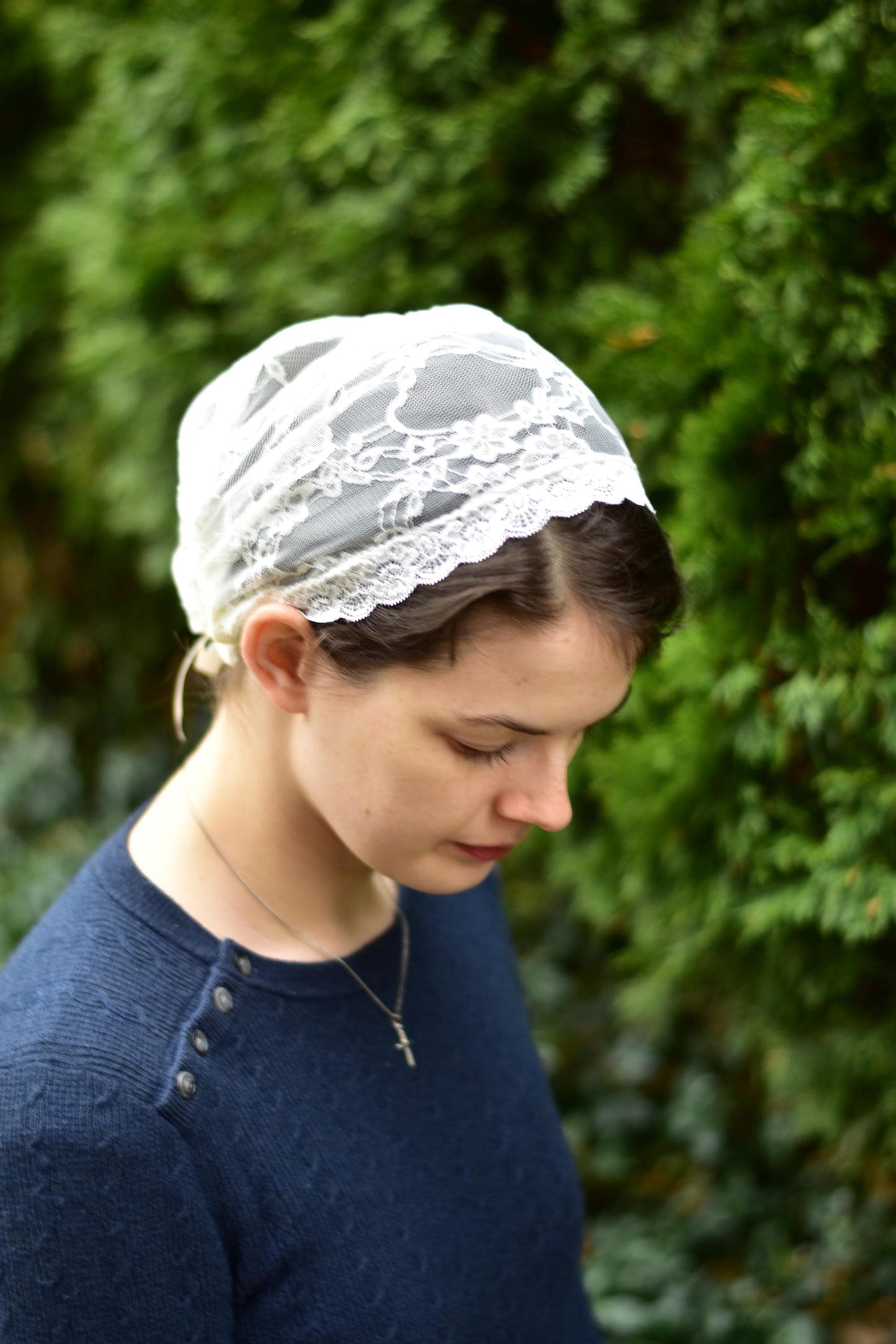 Stretch Lace Full Coverage Headcovering