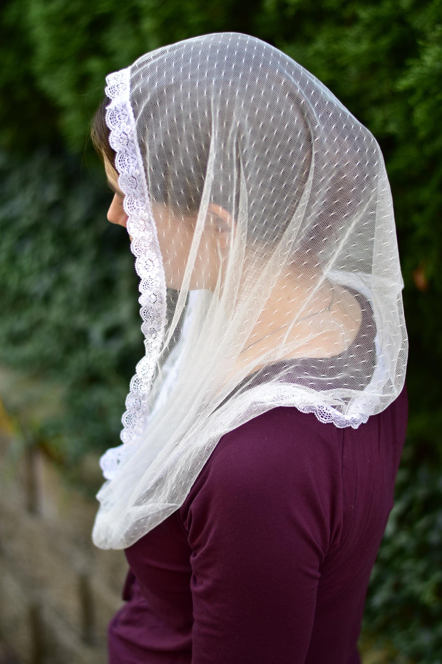 Lightweight Tulle Infinity Veil