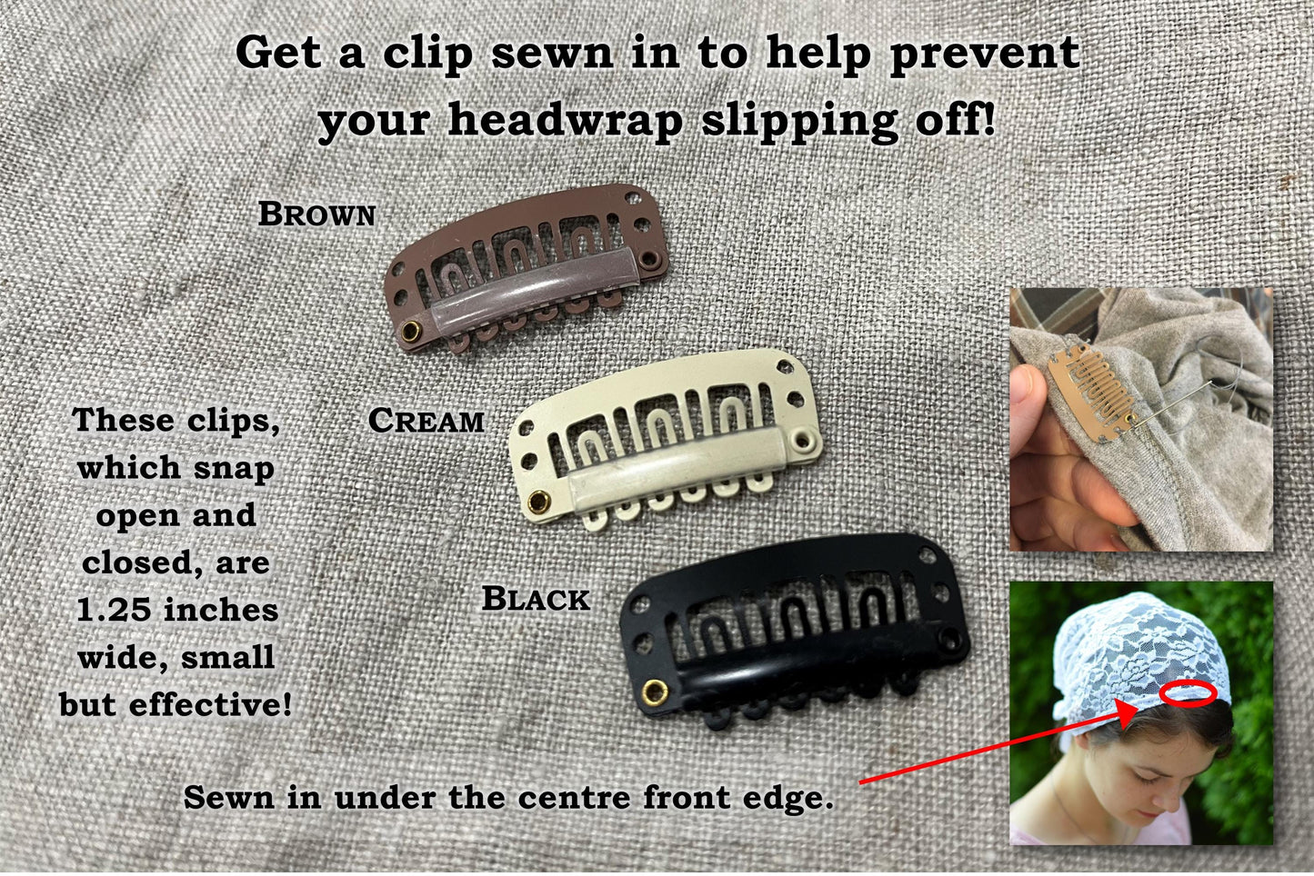 Cotton Muslin - Full Coverage Headcovering Headwrap