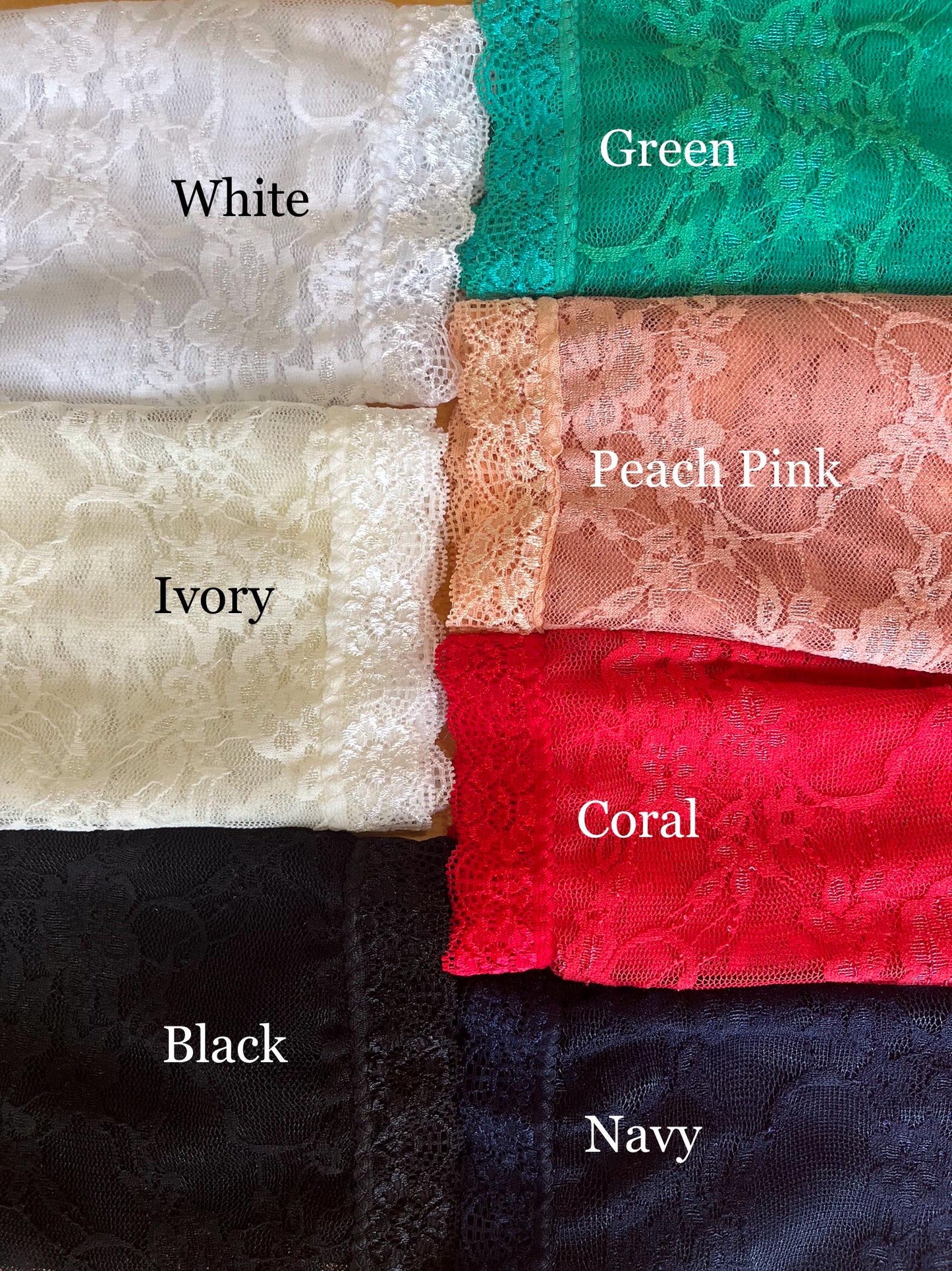 Stretch Lace Triangle Shape Chapel Veil Mantilla