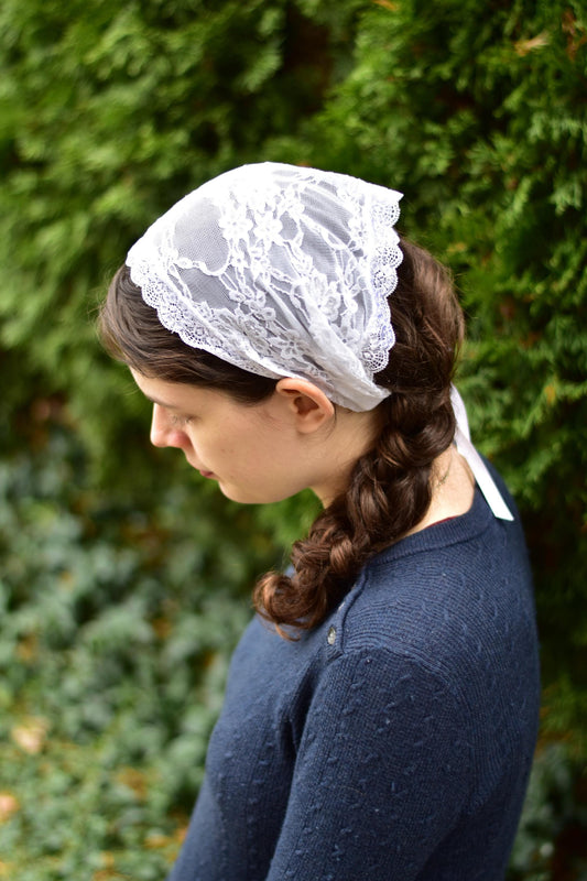 Stretch Lace Headband: 9 inch Headcovering