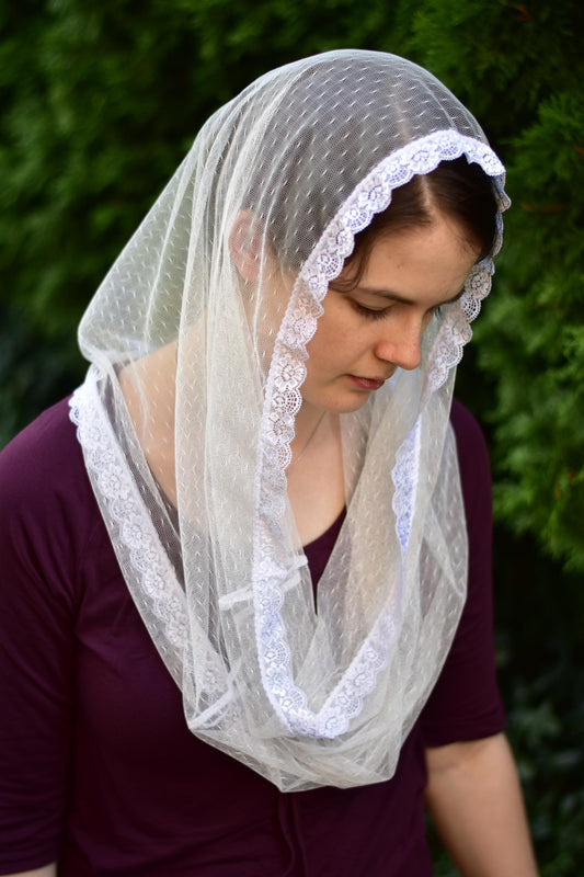 Lightweight Tulle Infinity Veil