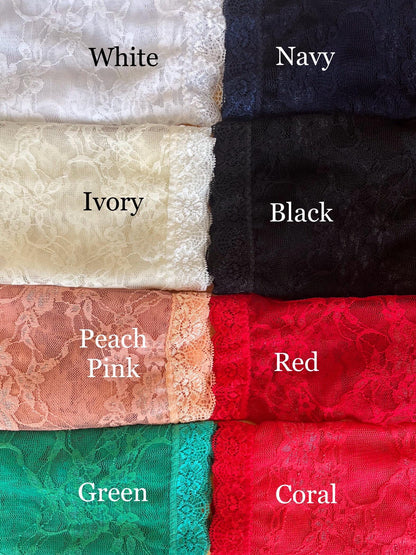 Stretch Lace Full Coverage Headcovering