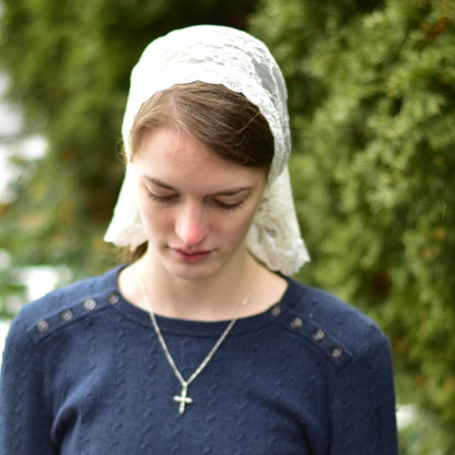 Kerchief Veil: Lightweight Head Covering, Chapel Mantilla