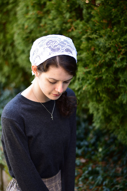 Stretch Lace - 10 inch Headband Headcovering