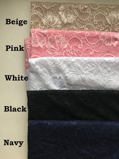Stretch Lace - 10 inch Headband Headcovering