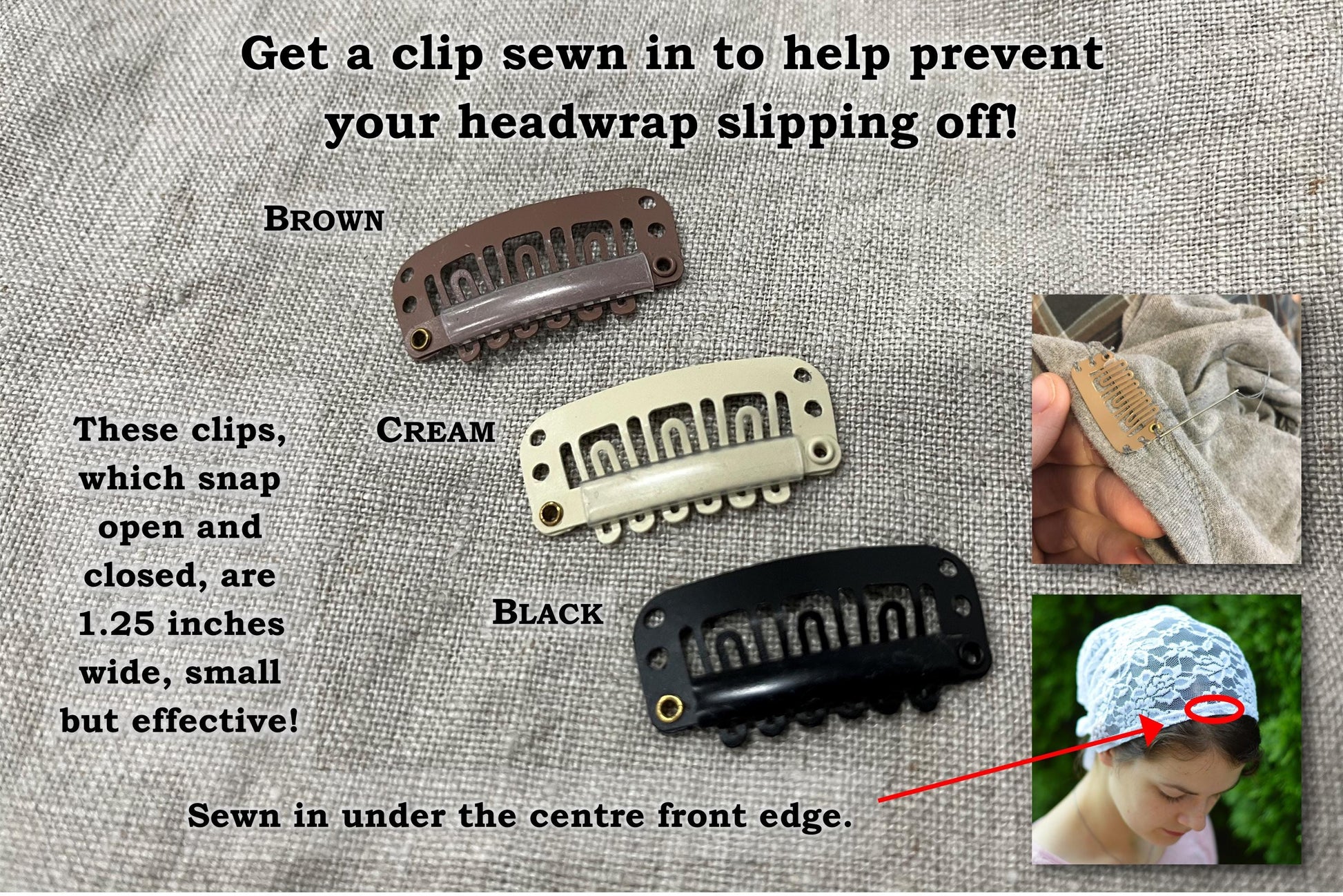 Sand Cotton Floral Eyelet Full Coverage Headcovering Headwrap