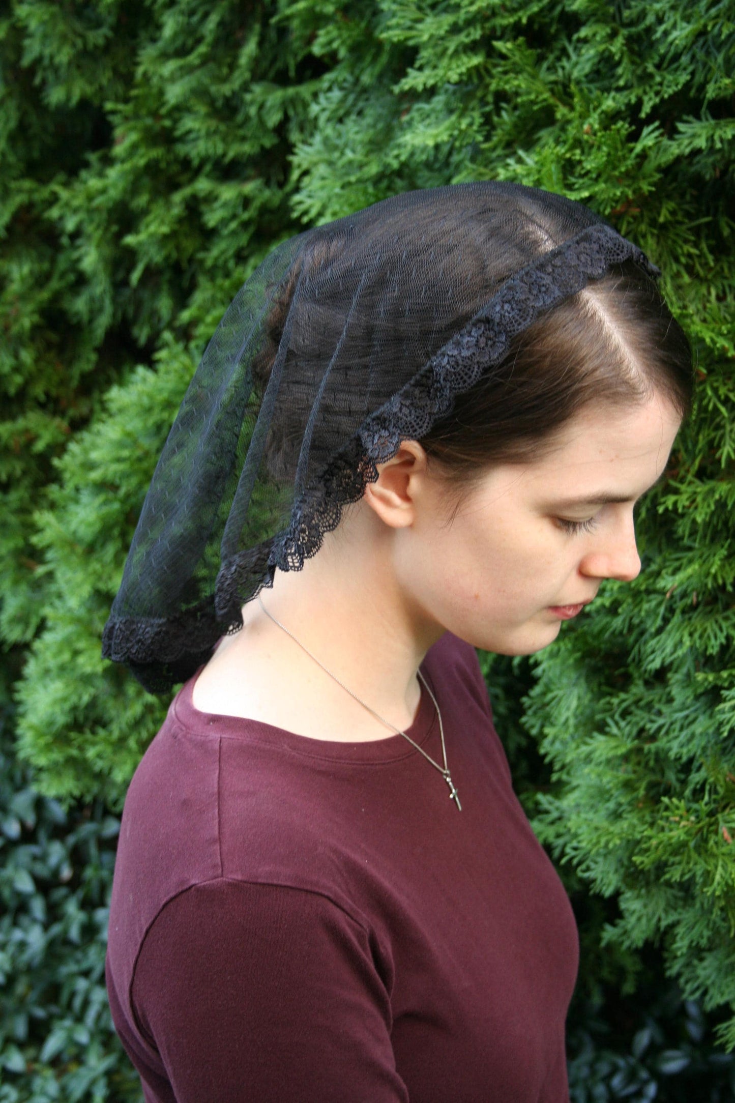 Lightweight Tulle Princess Veil Chapel Cap