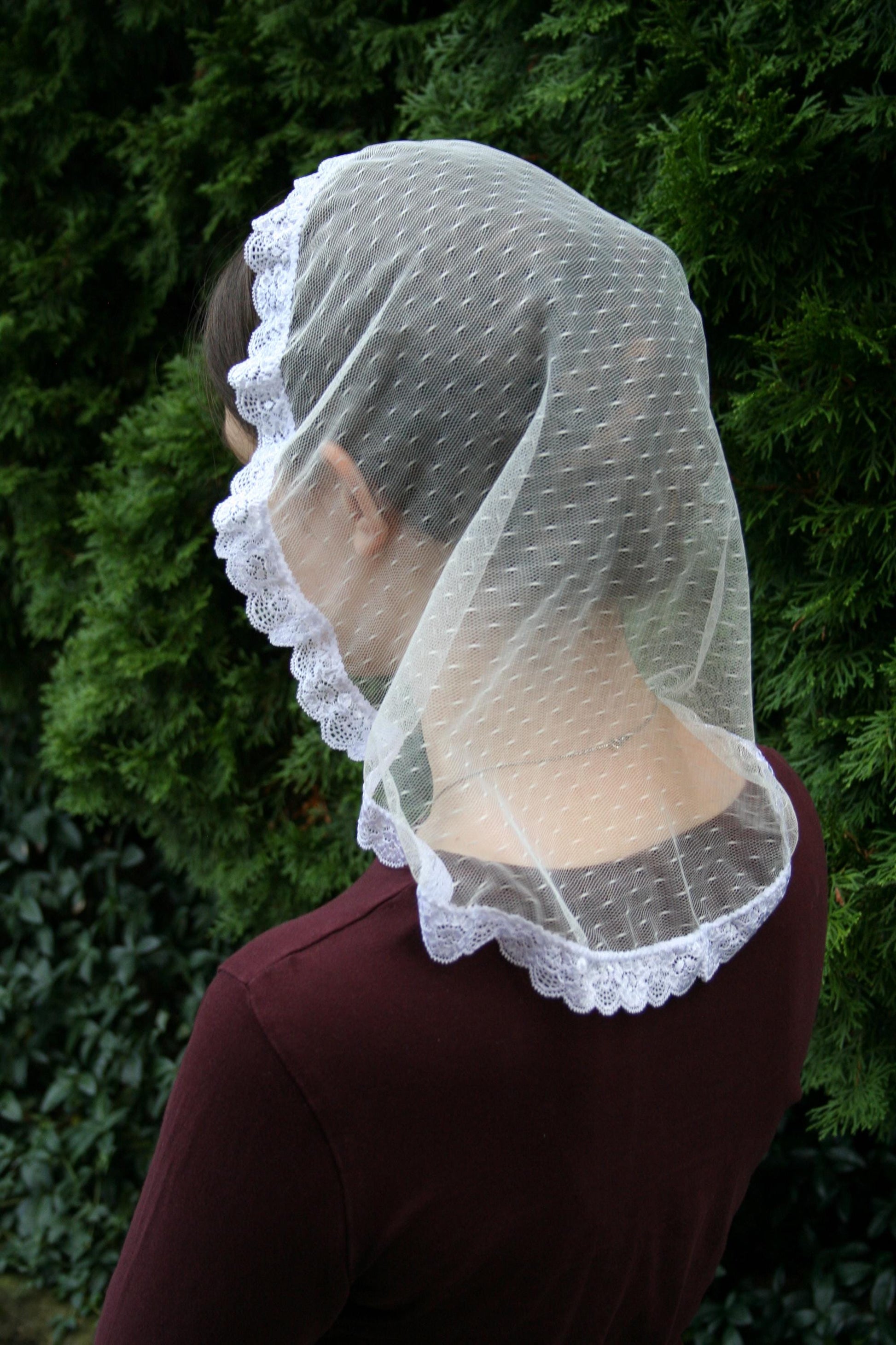 Lightweight Tulle Princess Veil Chapel Cap