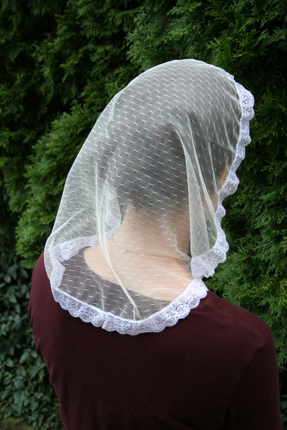 Lightweight Tulle Princess Veil Chapel Cap