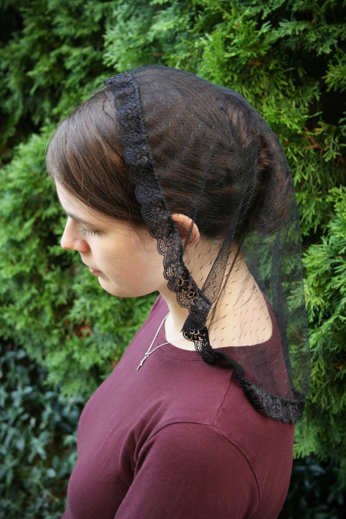 Lightweight Tulle Princess Veil Chapel Cap