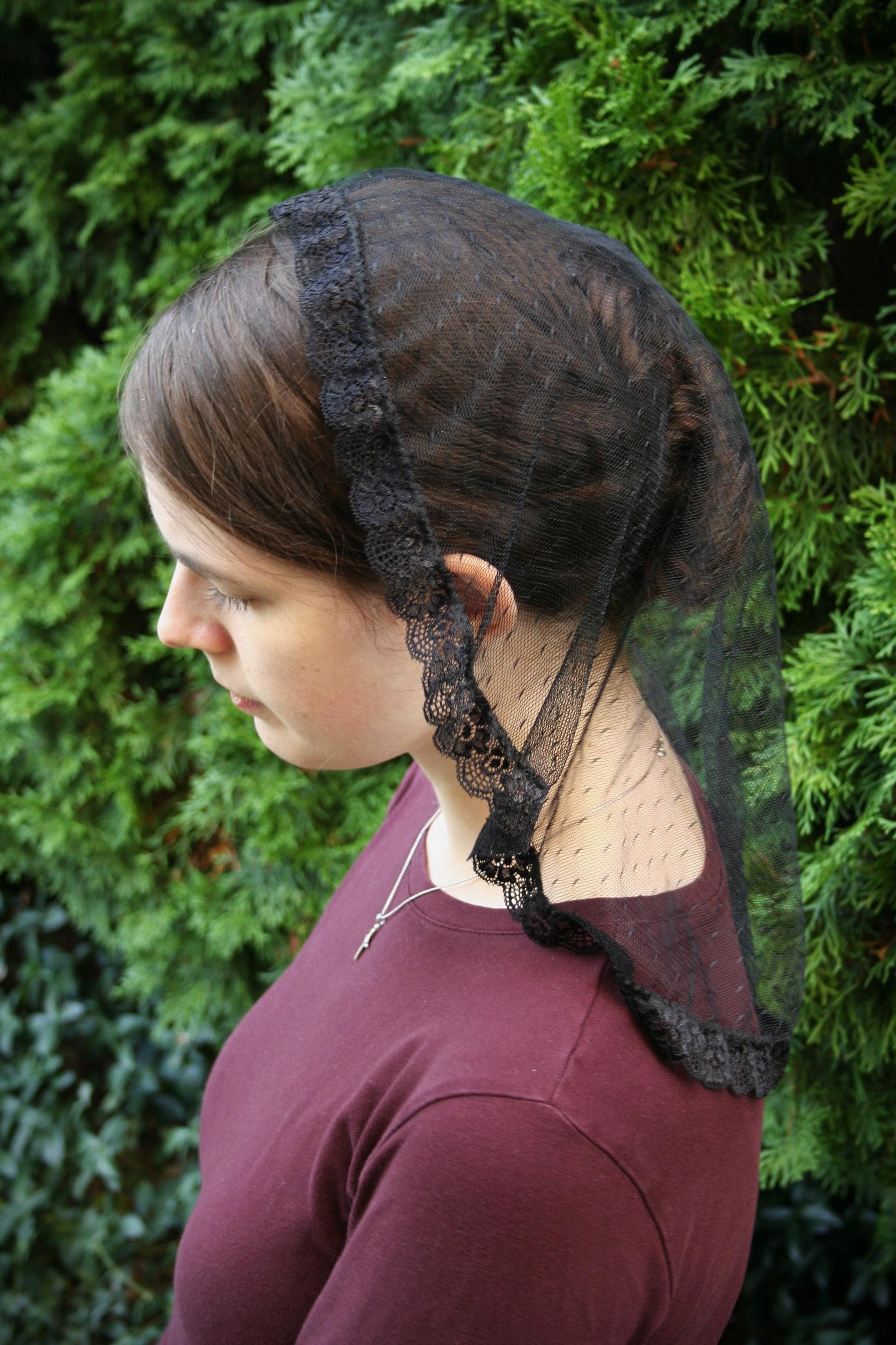 Lightweight Tulle Princess Veil Chapel Cap