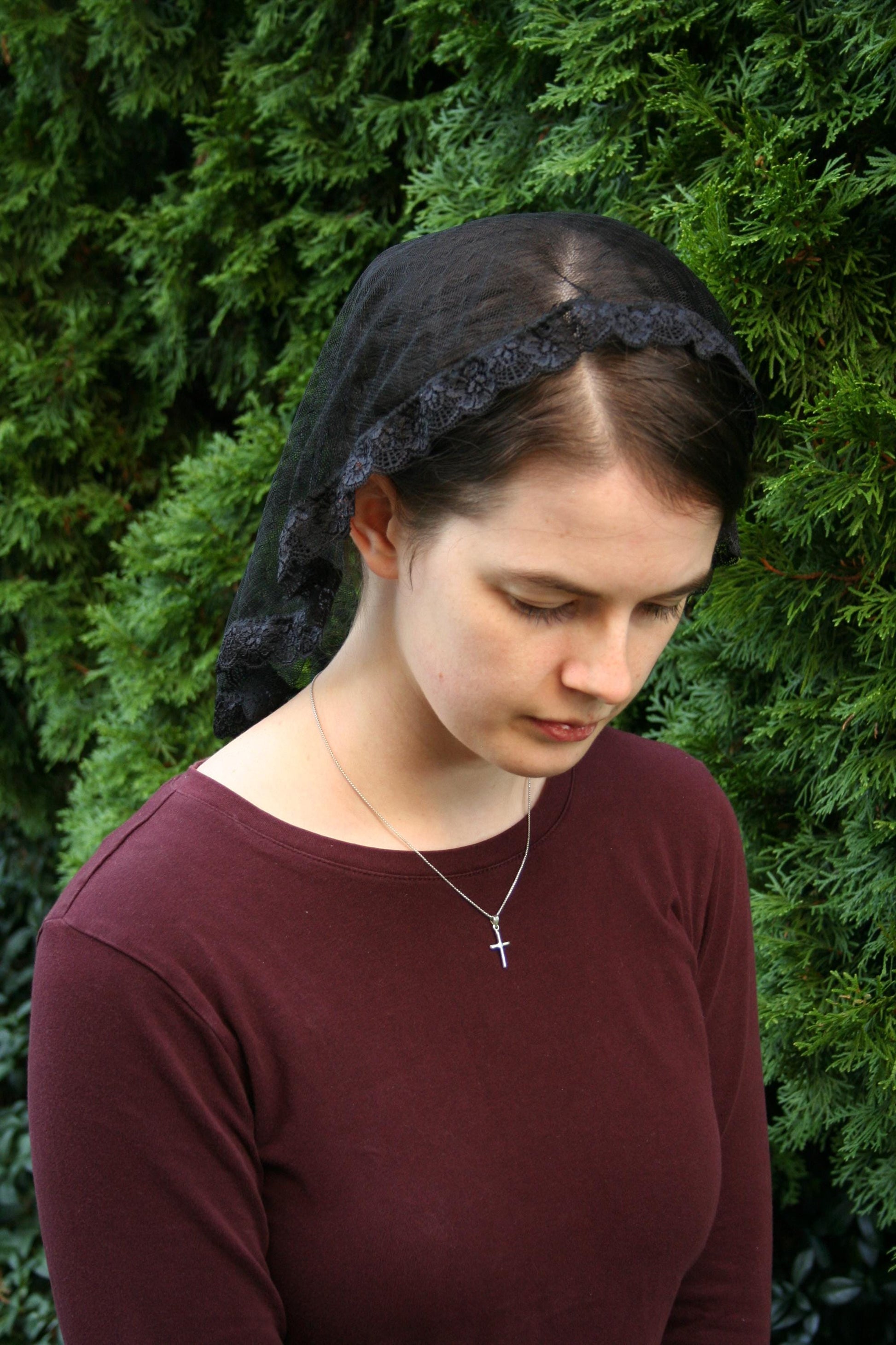 Lightweight Tulle Princess Veil Chapel Cap