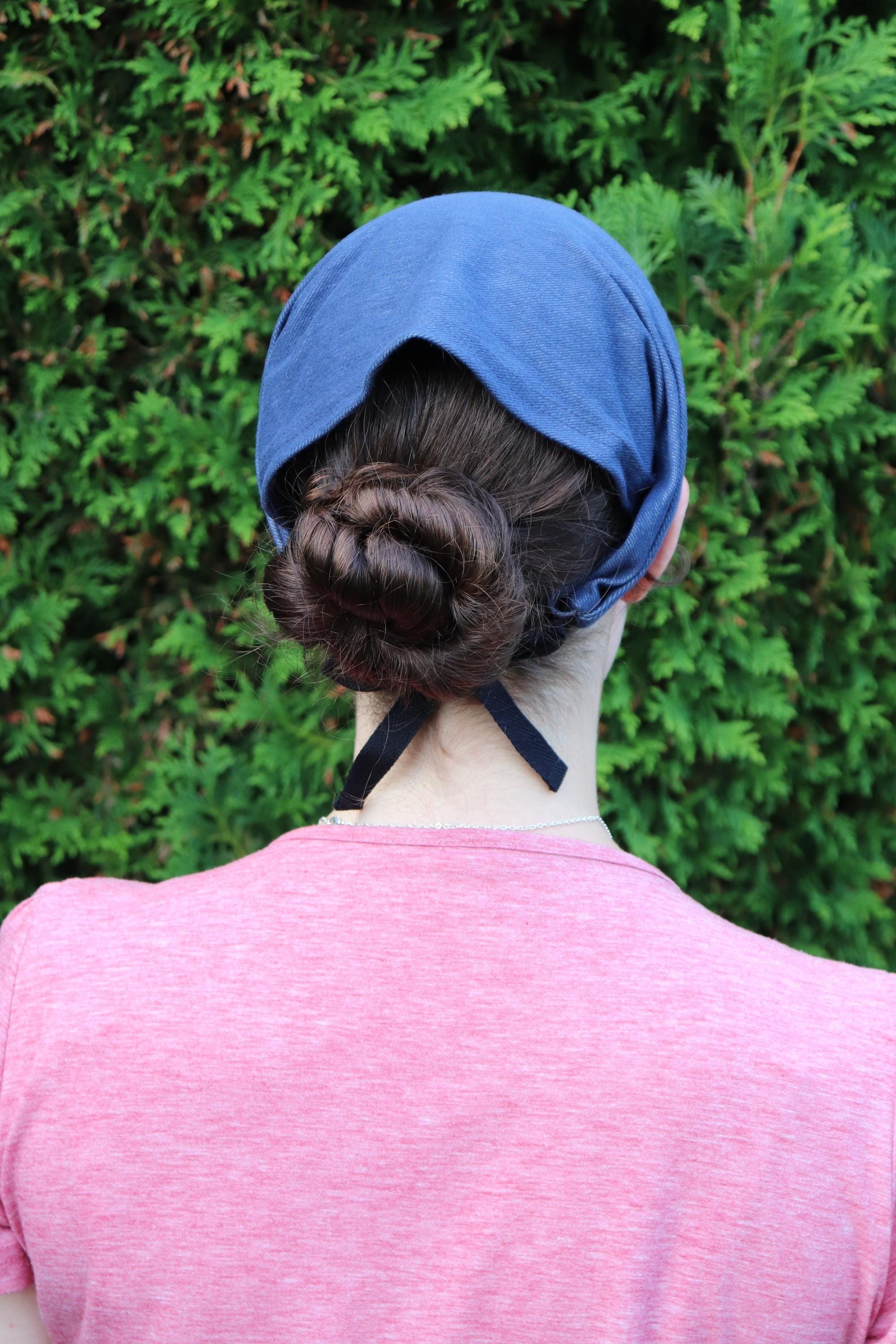 Stretch Denim Cotton Knit - 8 inch Headband Headcovering