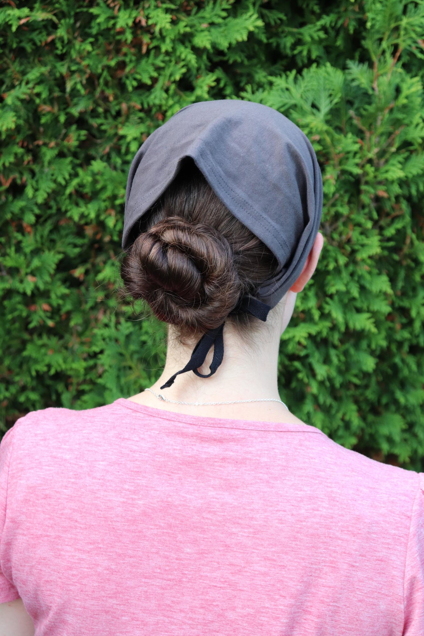 Warm Grey Cotton Knit - 8 inch Headband Headcovering