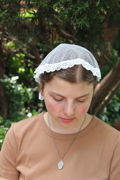 Lightweight Tulle Princess Veil Chapel Cap