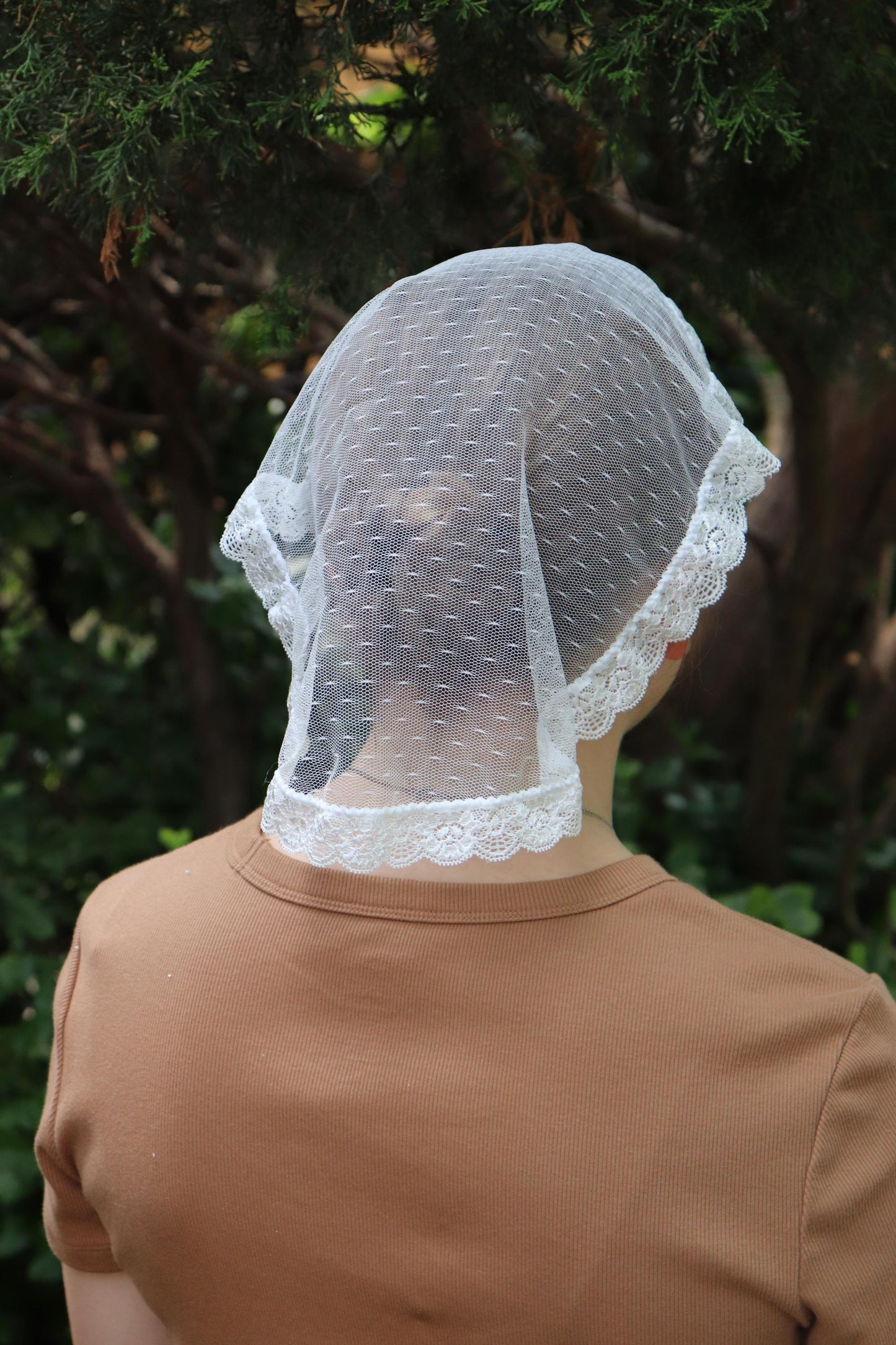 Lightweight Tulle Princess Veil Chapel Cap