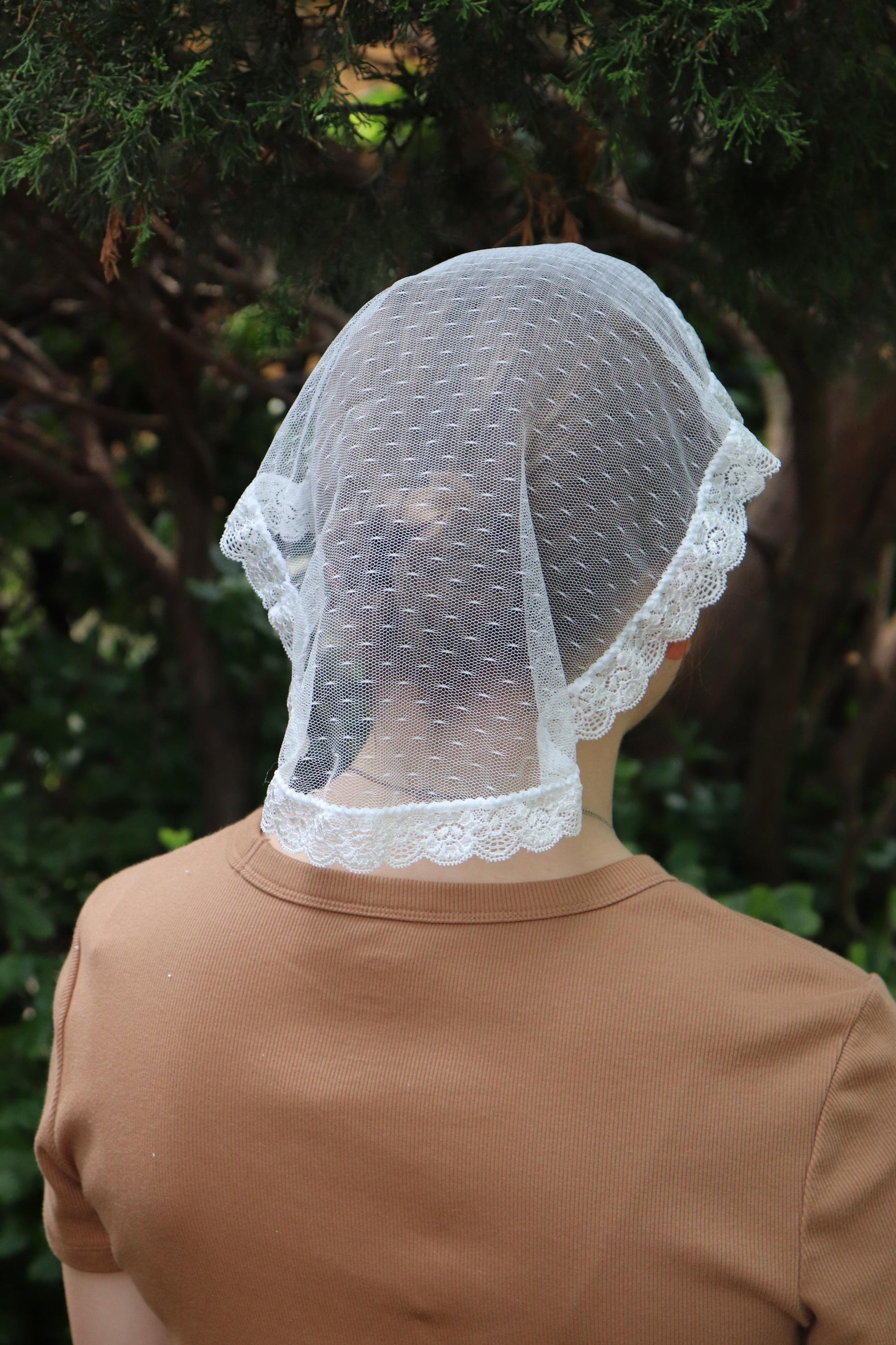 Lightweight Tulle Princess Veil Chapel Cap